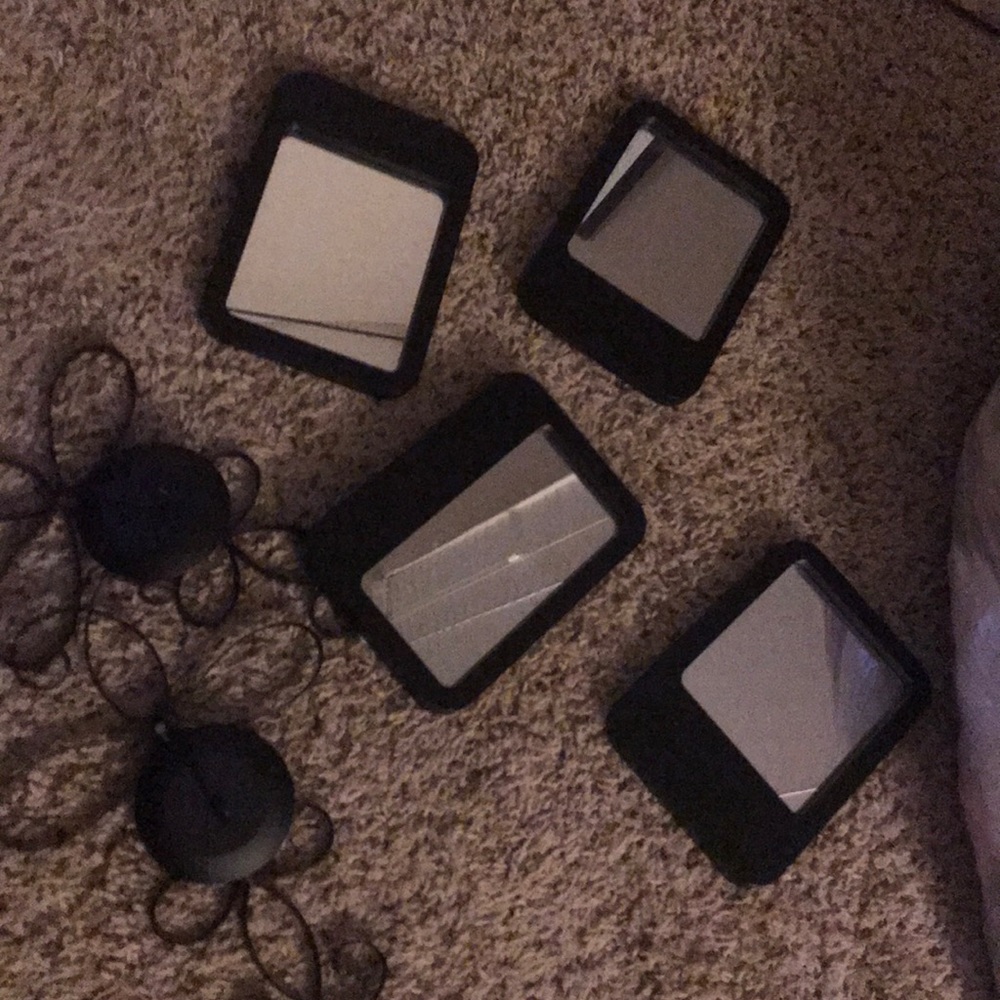 Mirrors/ Candle Holder Set